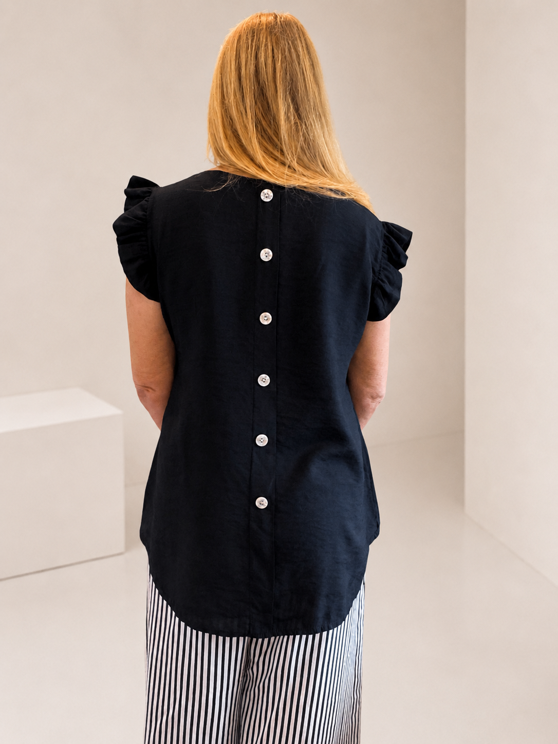Grace Button Back Top