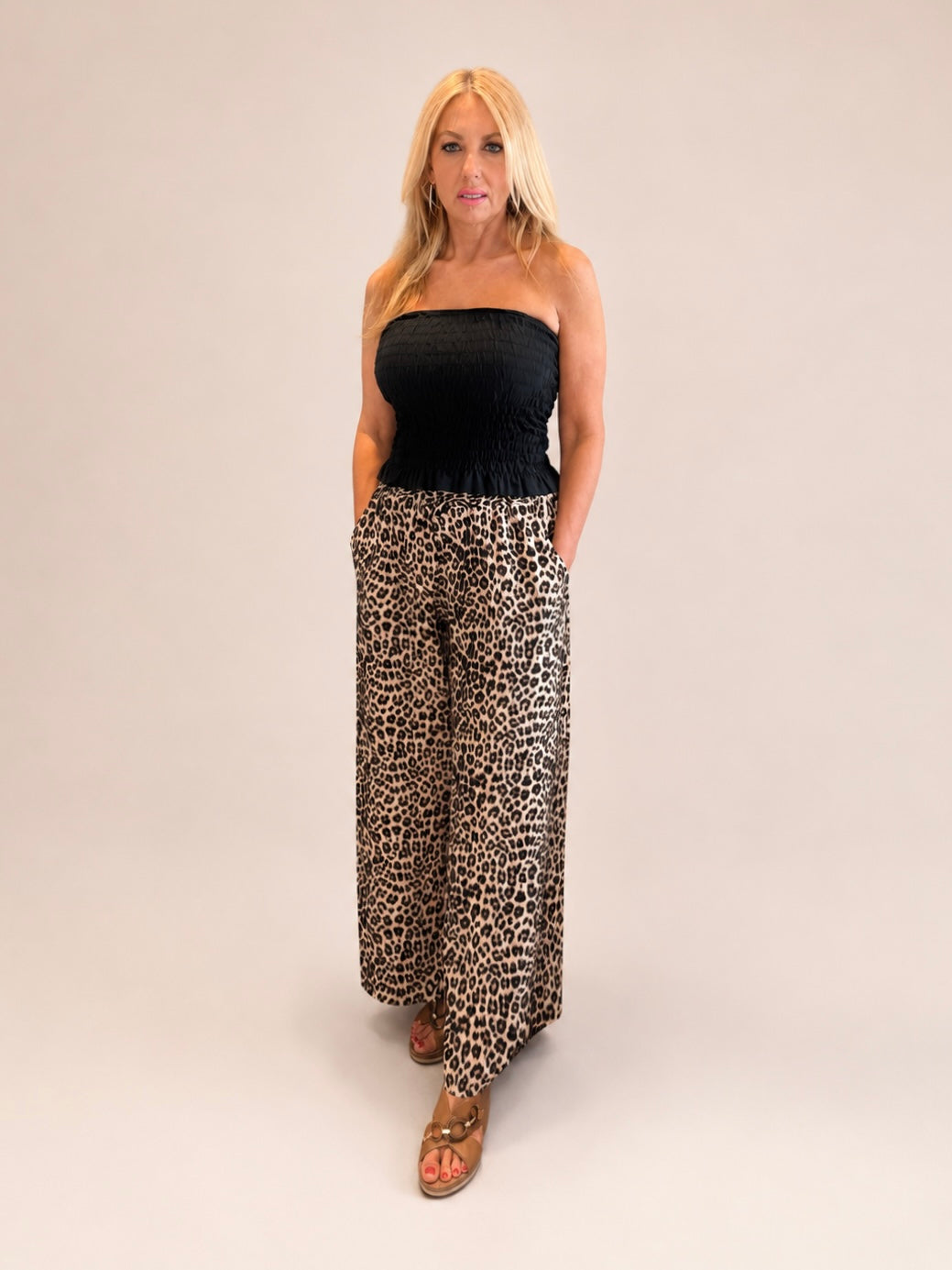 The "Capri" Shirred Bandeau Top