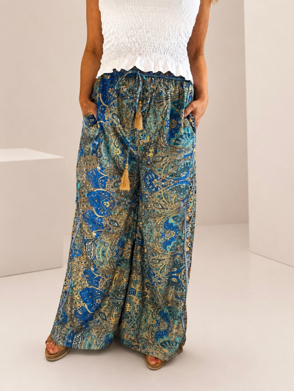 The "Jaipur" Silk Trousers