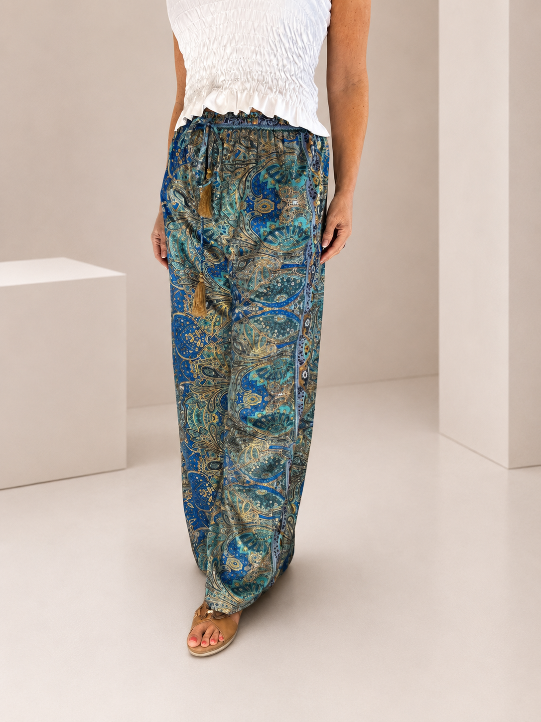 The "Jaipur" Silk Trousers