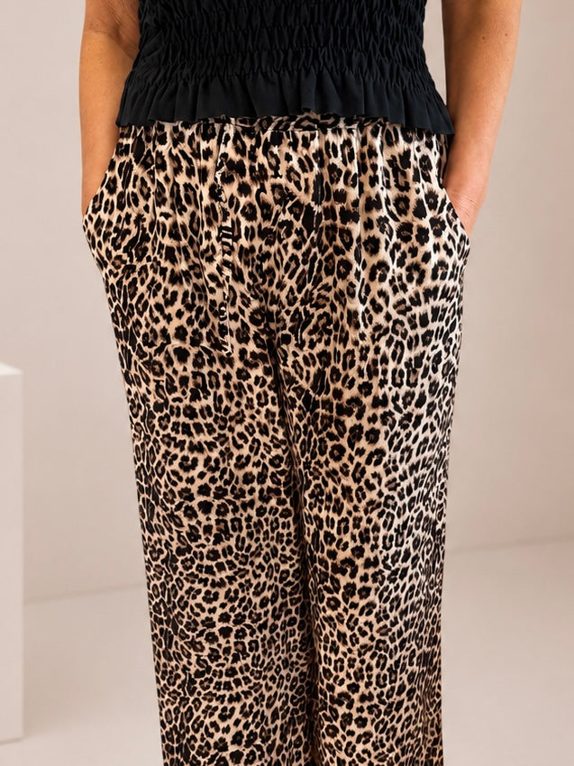 Leona Printed Wide Leg Trousers