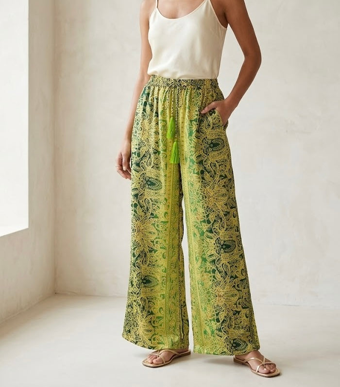 The "Jaipur" Silk Trousers