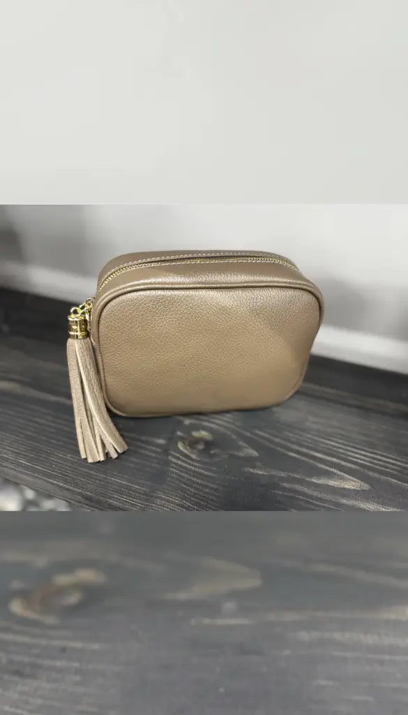 Tassle Crossbody Bag - Bronze