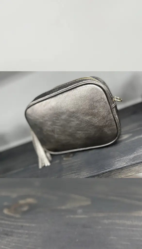 Tassle Crossbody Bag - Pewter