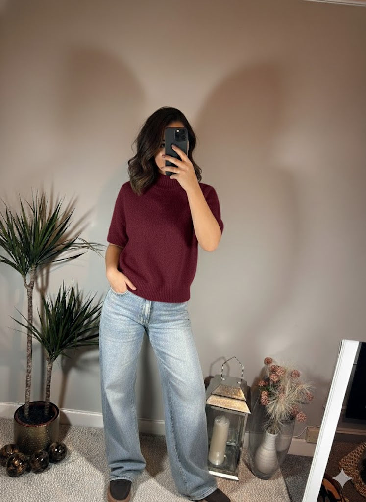 Roya Jumper – Burgundy