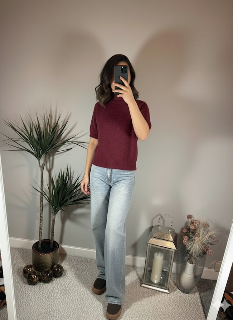 Roya Jumper – Burgundy