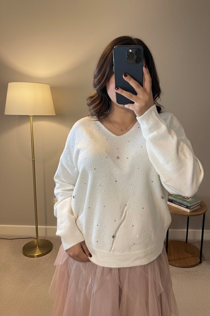 All Stars Jumper – Winter White