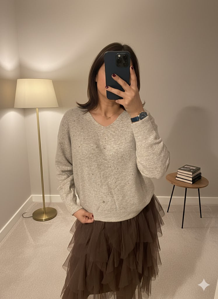 All Stars Jumper – Stone Beige