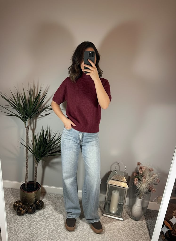 Roya Jumper – Burgundy